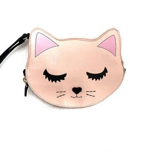 Luv Betsey Pink Kitty Wristlet